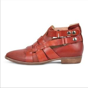 Red free people shoes